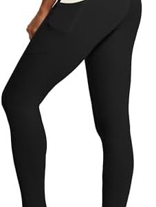 IUGA High Waist Yoga Pants with Pockets, Leggings for Women Tummy Control, Workout Leggings for Women 4 Way Stretch